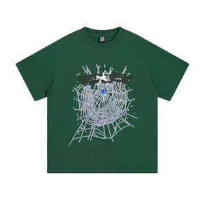 Spider T Shirts T-shirts pour hommes 555 Hip Hop Kanyes Style Sp5der 555555 Tshirt Spiders Jumper Jeunes chanteurs européens et américains à manches courtes 3534