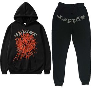 Spider Tracksuit 555 Sp5der Hoodie Man Young Thug 555555 Designer Sweatshirt deux pièces avec des sweats-shirts d'araignée pour femmes 555 Taille d'araignée S M L XL XXL 351