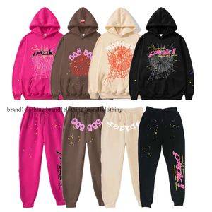 Spider Survêtement Sp5der Sweat à capuche Homme Young Thug 555555 Sweat-shirt de créateur Deux pièces avec Sweat-shirt Femme Spiders 555 Spider Taille S M L Xl Xxl