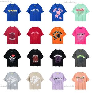 Spider Tshirt Pink T-shirts SP5DERS T-shirt Womens Mens 555 Sweet-shirt décontracté à manches courtes à manches courtes