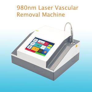 Spider Veins Removal Machine 980nm diode laser retrait vasculaire traitement au laser pour les veines d'araignée Livraison gratuite DHL