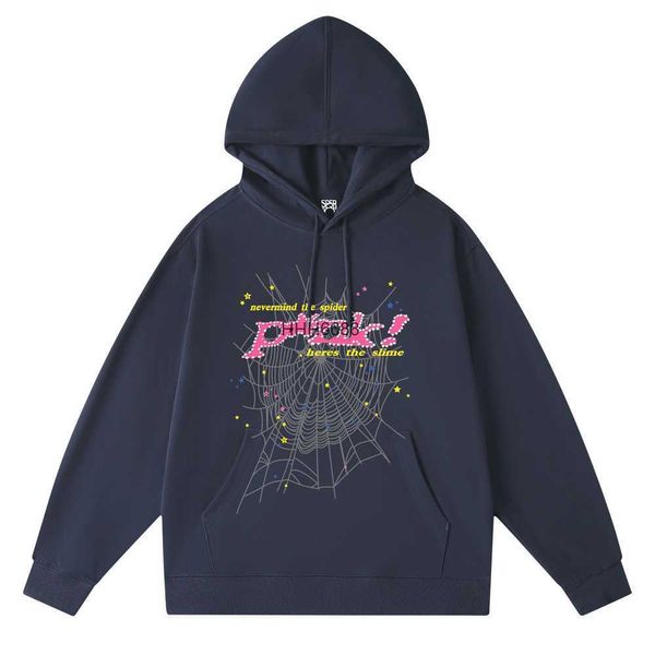 Spider Web Sudadera con capucha para hombre Diseñador Sp5der Sudaderas con capucha para mujer Moda 55555 Sudaderas High Street Diamond Star Foam Letter 8fib