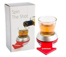 Spin The S Nouveauté S Outils de barre de jeu à boire avec roue tournante Article de fête amusant Barware DHL4836175