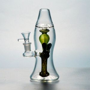 7.8 inch lava lamp bong douchekop perc dab rig gladde waterleiding heady glazen bong olie rigs XL-LX3