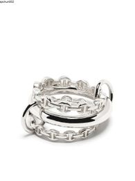 Spinelli Kilcollin anneaux marque concepteur nouveau dans les bijoux fins de luxe x Hoorsenbuhs Microdame bague en argent Sterling pile Lhf0