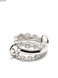 Spinelli Kilcollin anneaux marque concepteur nouveau dans les bijoux fins de luxe x Hoorsenbuhs Microdame bague en argent Sterling pile