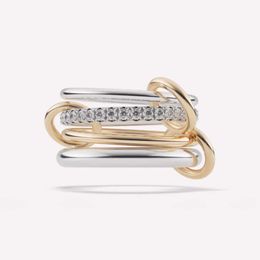 Spinelli ringen Nimbus SG Gris soortgelijke ontwerper Nieuw in luxe fijne sieraden x Hoorsenbuhs Microdame stapelring