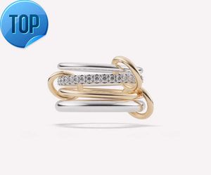 Spinelli ringen Nimbus SG Gris soortgelijke ontwerper Nieuw in luxe fijne sieraden x Hoorsenbuhs Microdame sterling zilveren stapelring