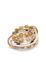 Spinelli ringen soortgelijke ontwerper nieuw in fijne sieraden Sterling Sier X Hoorsenbuhs T geel goud Microdame SK Mix Stack Ring