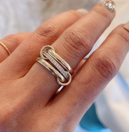 Spinelli ringen soortgelijke ontwerper nieuw in luxe fijne sieraden x hoorsenbuhs microdame sterling zilveren stack ring dagelijkse slijtage sociale bijeenkomsten mode -accessoires