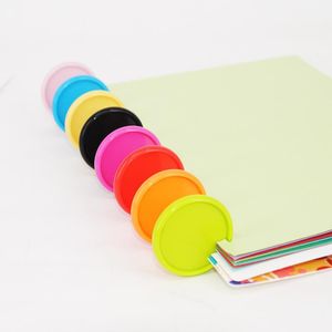 Épines 100pcs Colorful Hounds Rings Planner Discs Notebook Disques de liaison Expander Anneaux Planifications Accessoires de bureau Supplies de bureau