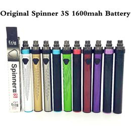 Vision originale Spinner III IIIS Batterie Spinners 3S 1600mAh Twist 3.3-4.8V Tension variable Tension USB Cigarette ESAM-T E