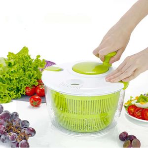 Salade de laitue Salade manuelle 5l déshydrator Vegetable Fruit Raser sécheur Récruteur avec bol collé