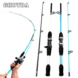 Canne à lancer GDA Baitcasting Rod 1.5M 1.8M M Power Lure Rod Casting Spinning Wt 3g-21g Ultra Light Boat Leurre Canne à pêche 230627