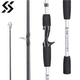 Spinning Rods Sougayilang 3 4 Sections Pêche Au Leurre Spinning Casting Ultralight Weight Pole Fibre De Verre Voyage Pesca 230214