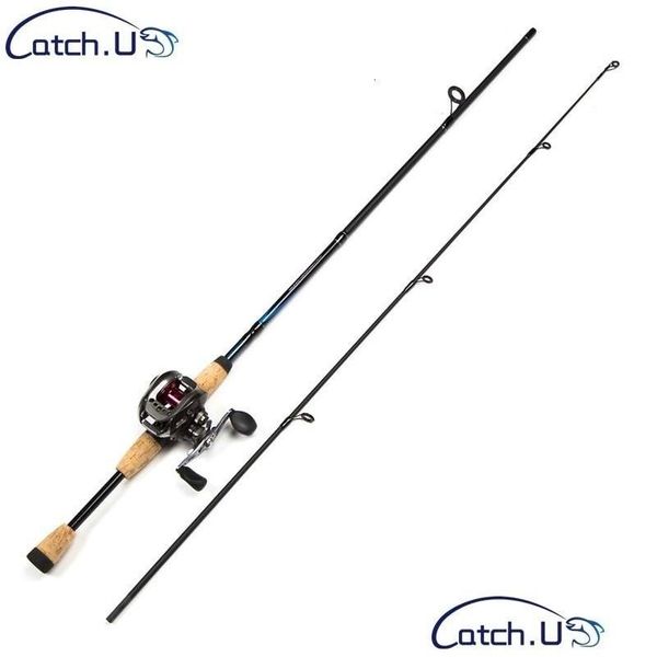 Spinning Rods Spinning Rods Catch.U 1,7 M / 1,8 M Canne à pêche en fibre de carbone Spinning/Casting Pole Appât Poids 6-15G Réservoir Étang Rapide Lur Dhmax