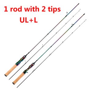 Spinning Rods Leurre de pêche en carbone ultra-léger 12 pointes ULL Casting Pole 2 Sections 16818m Appât souple Poids 115g 221203