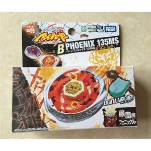 Toupie 100% tomy metal fusion beyblade toupie jouets BB59 démarreur Burn Phoenix 220830