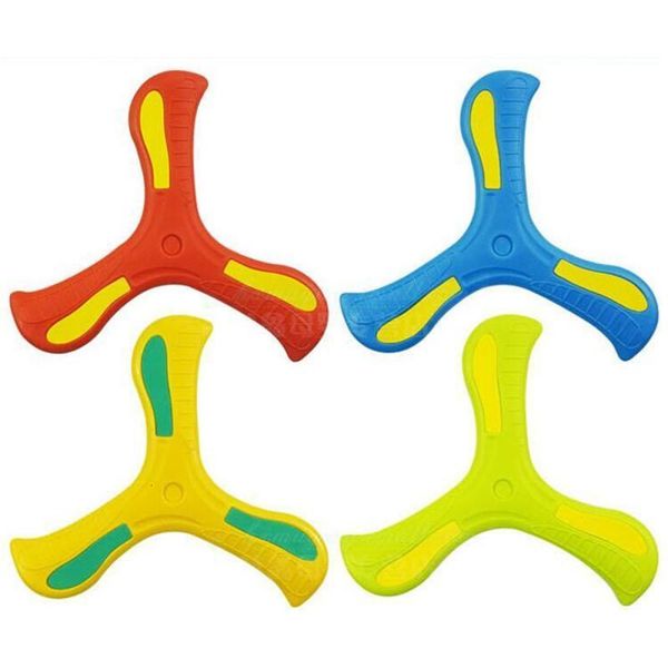 Toupie 1pc Boomerang Enfants Jouets Garçons En Plein Air Amusant Sport Jouet Léger Et Doux Ne Blesse Pas Les Autres Garçon Jeu Cadeaux Convient Aux Parcs 4 Couleur 230526