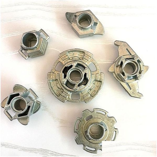 Spinning Top 6pcs MFB Beyblade Tip Bolt Piezas de repuesto de metal 221104 Juguetes de entrega de caída Regalos Novedad Gag DH7LB