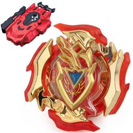 Spinning Top B-X Toupie Burst Beyblade Spinning Top B-105 Z Achilles.11.XT US Hoge Kwaliteit Kids Toy Top LR Red Launcher 230504