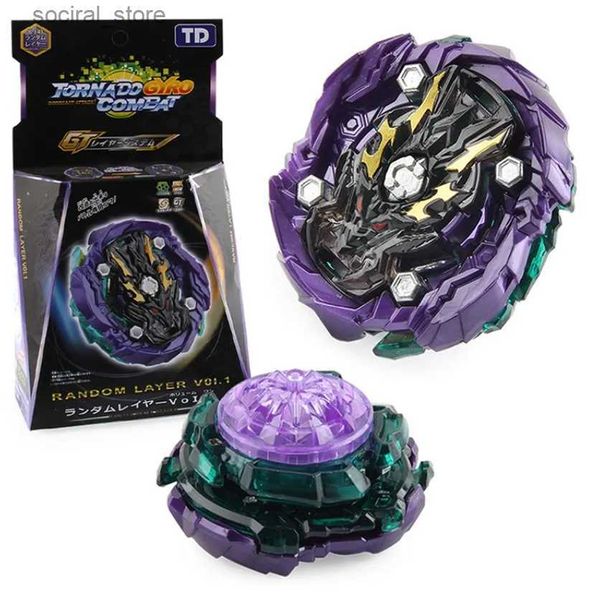 Spinning TOP B-X Toupie Burst Beyblade Spinning Top GT B-143 Capa aleatoria Vol.1 Conjunto completo de Toys L240402 Lanzador de palanca de doble vía L240402