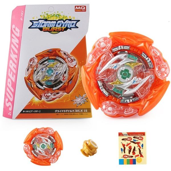 Spinning Top B-X TOUPIE BURST BEYBLADE Spinning Top Booster B161 Glide Ragnaruk.Wh.R1S con lanzador de cable bidireccional YH2006 230504