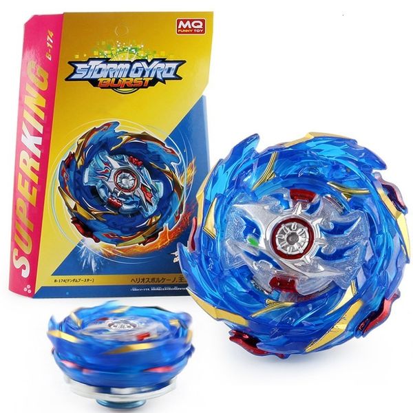 Toupie B-X TOUPIE BURST BEYBLADE TOUPIE Sparking Metal Fusion B-174 Alliage Câble Anttena Bleu Rouge Protagoniste Assembler Jouets 230504