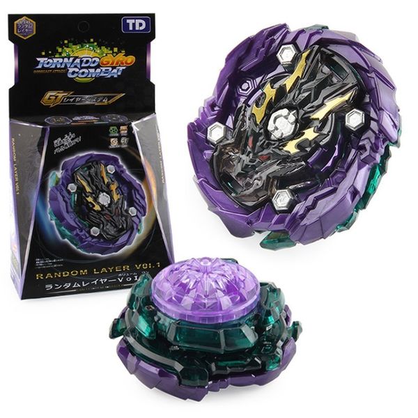 Spinning Top B-X TOUPIE BURST BEYBLADE SPINNING TOP GT B-143 Random Layer Vol.1 Juego completo con dos vías Pull Ruler Launcher Juguetes para niños 230504