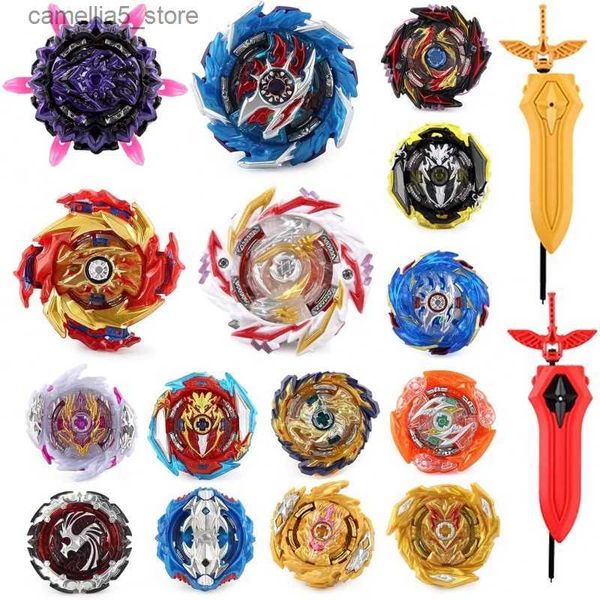 Toupie Bey Battling Top Blade Battle Set 15 Toupies Burst 2 Lanceurs Grip Starter Jeu de Combat Jouet Cadeau pour Enfants Garçons Âges Q231013