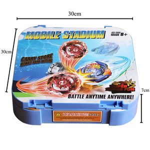 Toupie Beyblade Burst Boîte à outils pour enfants Boîte de rangement multifonctionnelle Gyro Jouet de compression portable Cadeau pour enfants 220826