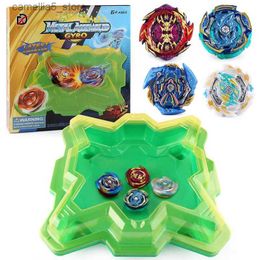 Toupie Beyblade Burst Jouets pour enfants Stade Metal Fusion Accessoires Set avec 4 Gyros et disque de combat Jouets cadeaux pour enfants Q231013