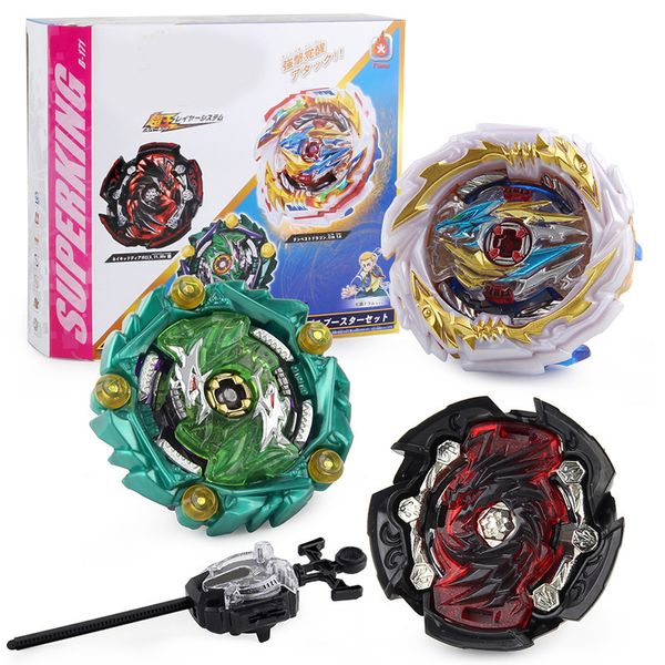 Волчок Burst Gyro Super King Series B-171 Gyro 3-in-1 Set с передатчиком Beyblades Toys Sale Naked Diabolos Curse Satan 230625