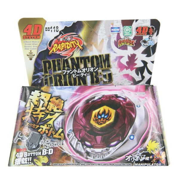 Trompo BX TOUPIE BURST BEYBLADE SPINNING TOP Metal Fusion Phantom B D BB118 Metal Fury STARTER SET CON LANZADOR 230925