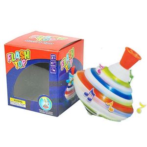 Spinning Top Flashing Music Gyro Spinning Top Toy con LED y música Hand Light Up Spinning Toy Regalos de cumpleaños para niños pequeños Niños Niñas 230904