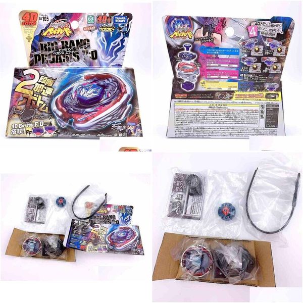 Spinning Top Genuine Tomy Big Bang Pegasis Fd Cosmic Pegasus Beyblade Bb105 como juguetes para niños 220505 Drop Delivery Regalos Novedad Gag DHFGD