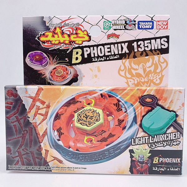 Spinning Top authentine Tomy Burn Fireblaze 135 ms Phoenix Beyblade BB59 avec ER 230512