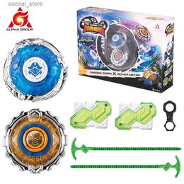 Spinning Top Infinite Nado 3 Originele Split -serie Metal Gyroscope Battle Set Combinatie of Split 2 -modus Roterende top Anime Childrens Toy Gifts L240402