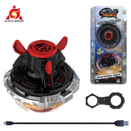 Spinning Top Infinity Nado 3 Elektronische ijzeren beer of boksbeerregelaar Auto-spin Metalen Ring Gyro Spinning Top Kids Anime Toy 230210