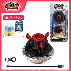 Tol Infinity Nado 3 Originele Elektronische Iron Bear of Boxing Bear Controller Auto-Spin Metalen Ring Gyro Tol Kids Anime Speelgoed 230711