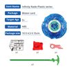 Spinning Top Infinity Nado 3 Plastic Series Set Blade Spinner Gyro Bataille avec Launchers pour Kid Toy Childrens Gifts 220921