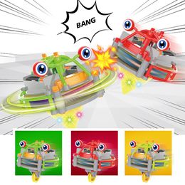 Tol Zelfbalancerende Lichtgevende Speelgoed Magic Tumbler Gyro Eenwieler Robot Koorddanser Balans Auto Modellen Kids Fidget Kinderen Gift 230803