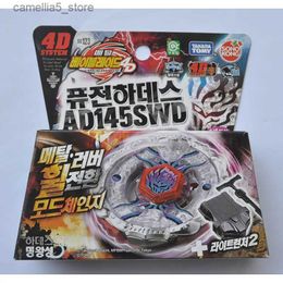 Tol Takara Tomy Beyblade Metal Battle Fusion Top BB123 BLEND DEATH AD145SWD 4D MET Licht Launcher Q231013