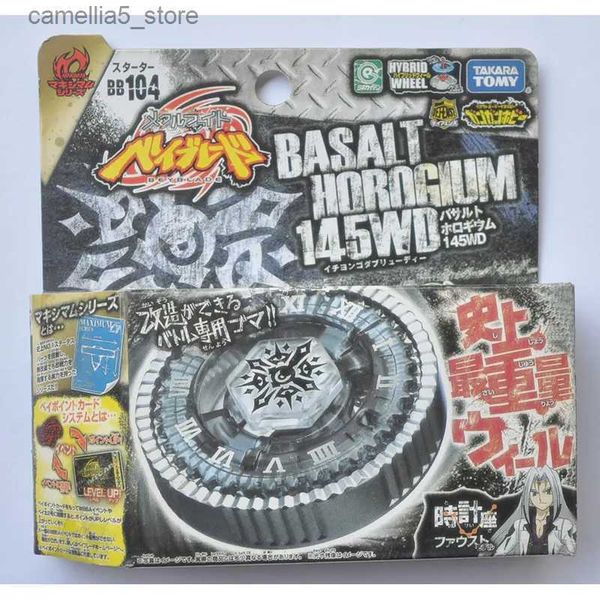 Trompo Takara Tomy Beyblade Metal Battle Fusion BB104 BASALT HOROGIUM 145WD 4D CON lanzador de luz Q231016