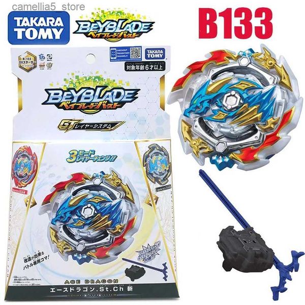 Trompo Takaratomy Beyblade Burst B-133 Dx Starter Ace+rock+gran Dragon. Picadura. Charge Bayblade Bay Blade Colección popular de juguete para niño Q231013