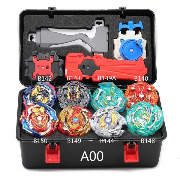 Spinning Top Tomy Beyblade Burst Metal Fusion Fighting Booster Paquete de juguetes Grip er boxs Original 231007