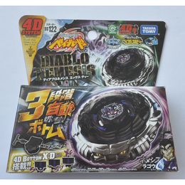 Spinning Top Tomy Beyblade Metal Battle Fusion BB122 Nemesis x D 4D con Light Launcher 230814