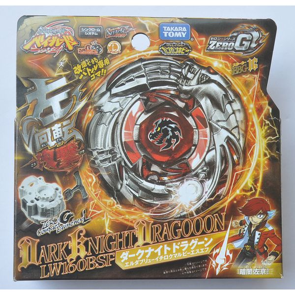 Toupie Tomy Beyblade Metal Battle Fusion BBG16 ZERO G DARK BNIGHT DRAGOOON LW160BSF avec CONPACT ER 230615