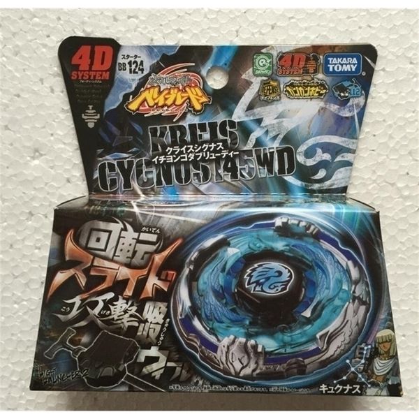 Spinning Top Tomy japonés Beyblade BB124 Kreis Cygnus 4D sistema lanzador de luz 220830