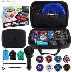 Spinning Top Toupie Beyblades Metal Fusion Blade Bley Set 25Pcs in Carry Case Spinning Top Gyroscope Toys for Children Q231013
